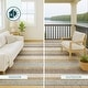 preview thumbnail 9 of 149, Machine Washable Indoor/ Outdoor Cabana Stripe Chantille Rug