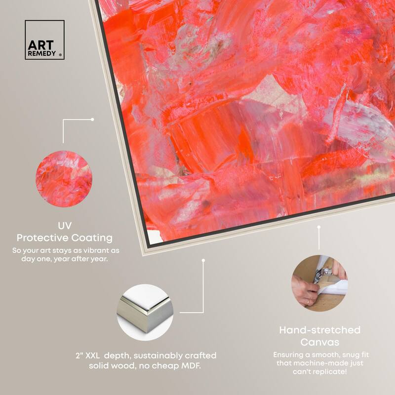 Shades of Red I Canvas by Art Remedy