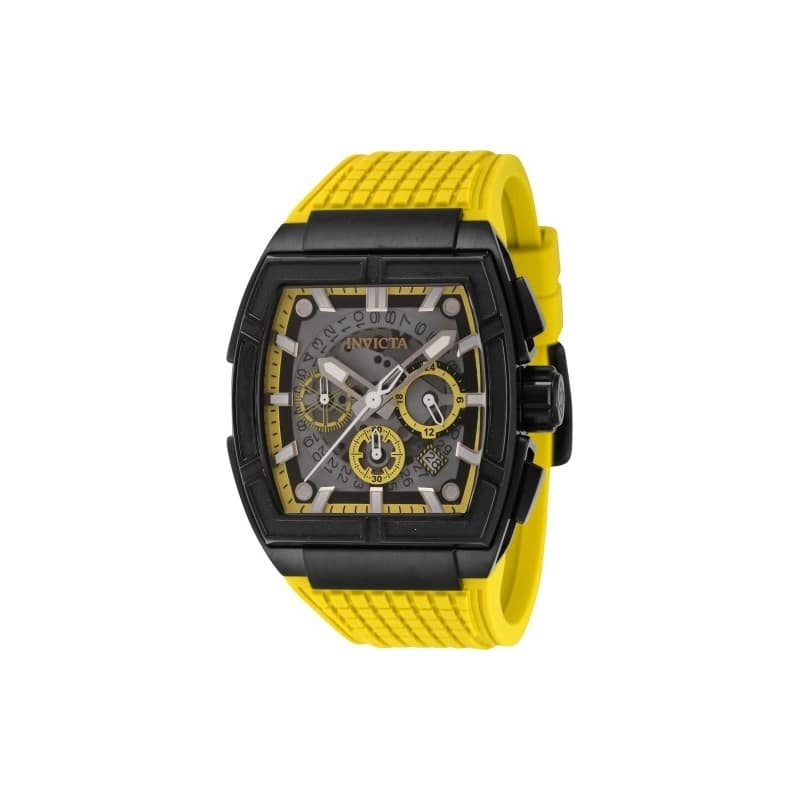Invicta Men's 44886 S1 Rally Quartz Multifunction Yellow, Black Dial Watch
