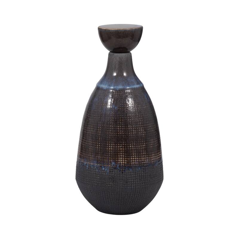 Sagebrook Home Neader Ceramic Vase - Stoneware, Novelty, Textured Gradient