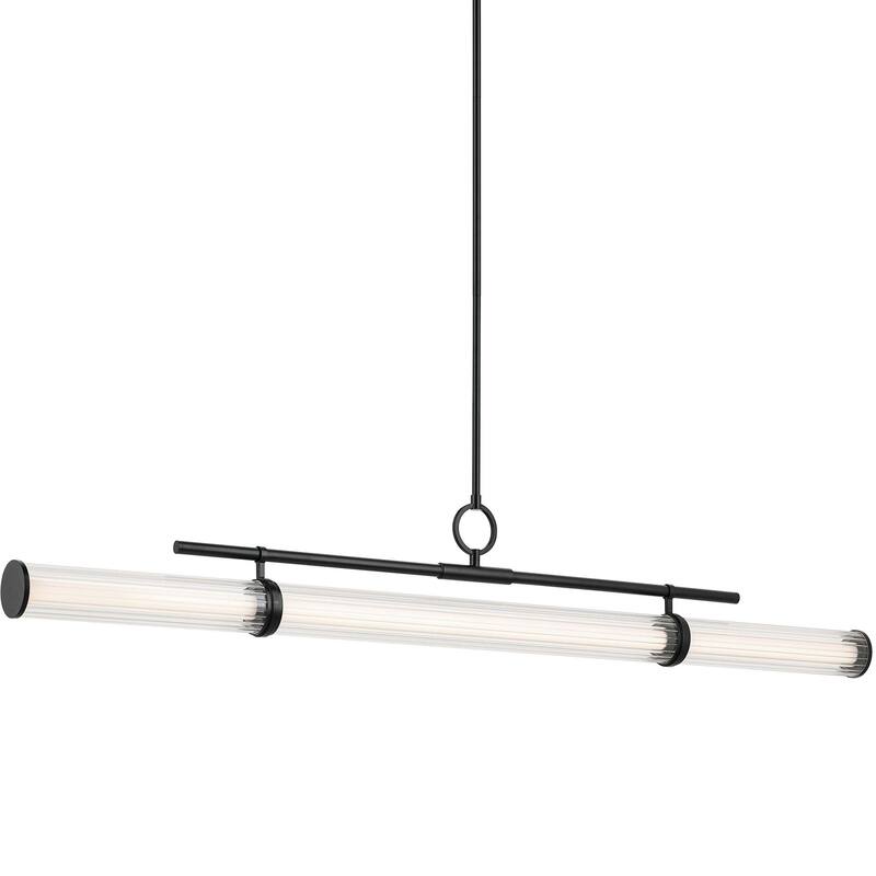Kichler 52754LED Riven 60" Wide LED Linear Chandelier - Black