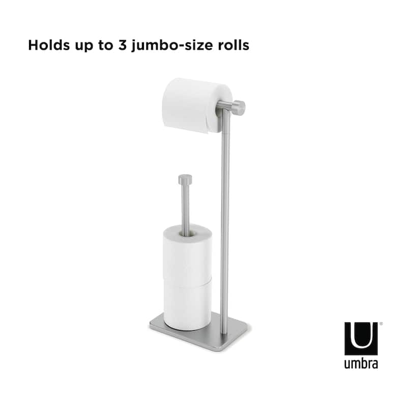 Umbra Cappa Toilet Paper Holder & Reserve