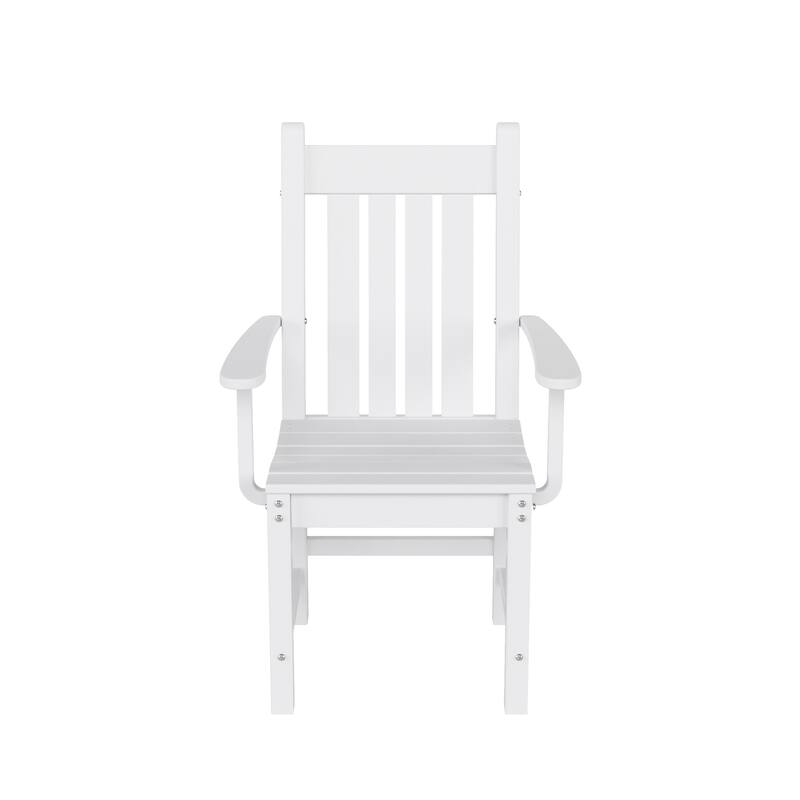 Laguna Hdpe All Weather Outdoor Patio Dining Chair With Arms