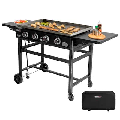 Royal Gourmet 35-Inch 4-Burner Gas Griddle with Cover