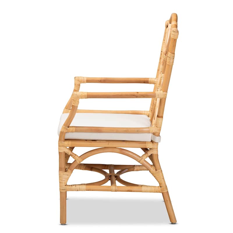 Delta Modern Natural Finished Rattan Dining Chair