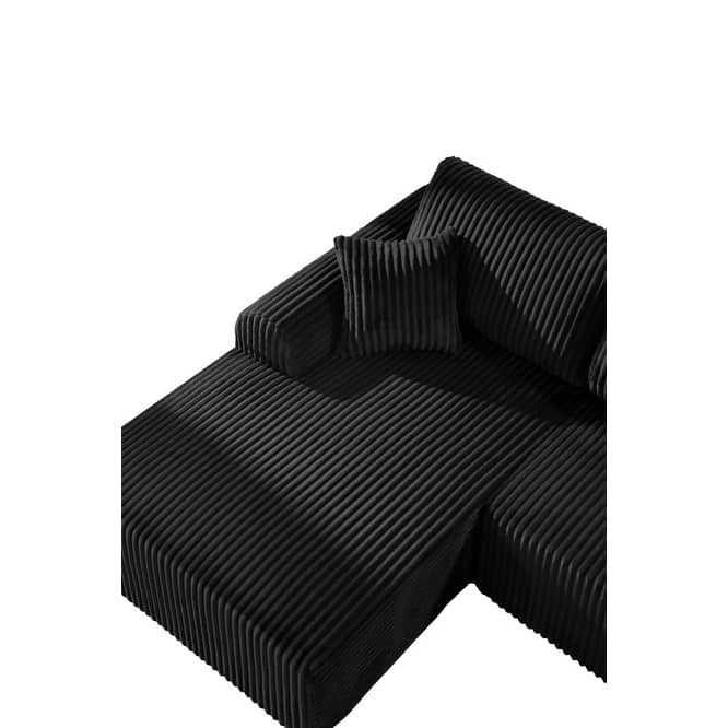 109" Cloud Sectional Sofa with Chaise, No Assembly Required