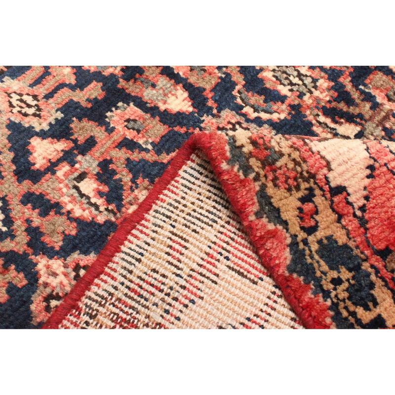 ECARPETGALLERY Hand-knotted Anadol Dark Navy Wool Rug - 3'1 x 9'8