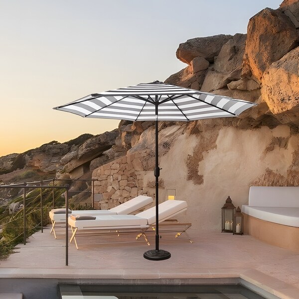 Patio umbrella and stand set outlet