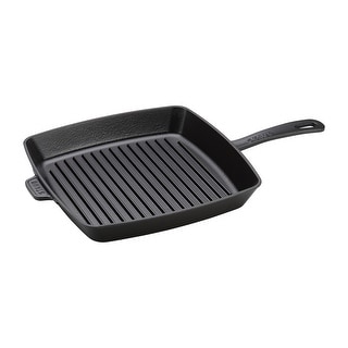 STAUB Cast Iron 12-inch Square Grill Pan
