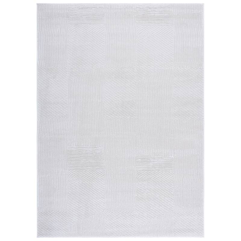 SAFAVIEH Saylor Kamelija Modern Contemporary Rug - 5'5" x 7'7" - Ivory