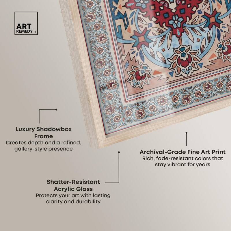 Ornamental bloom Shadowbox by Art Remedy