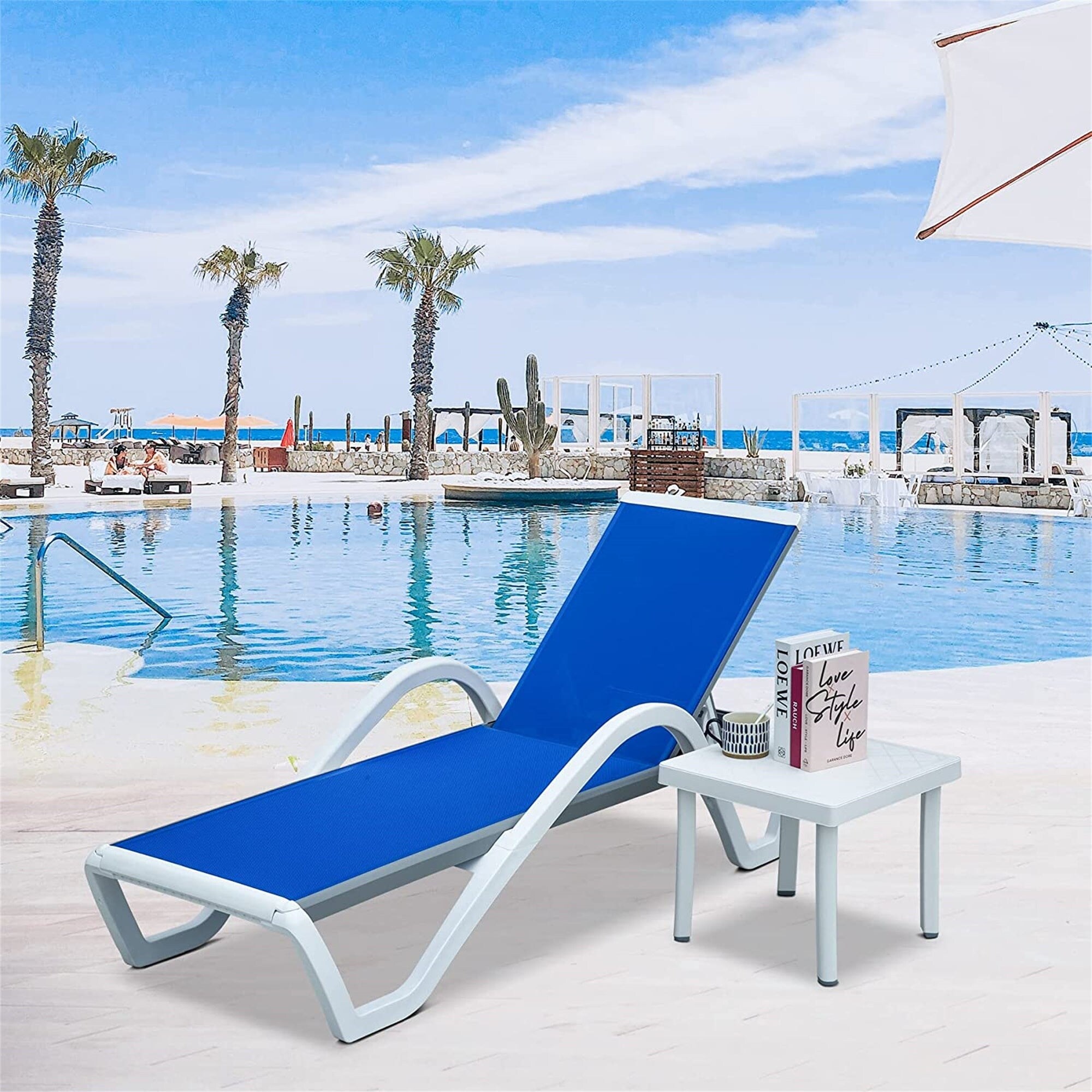 Pacific sling chaise lounge outlet