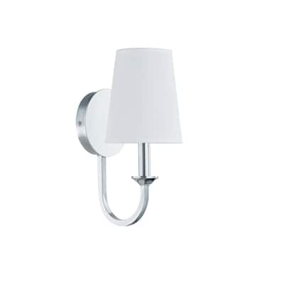 Misha Metal Wall Sconce, Chrome