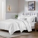 preview thumbnail 50 of 113, Superior Egyptian Cotton 650 Thread Count Solid Duvet Cover Set Full - Queen - White