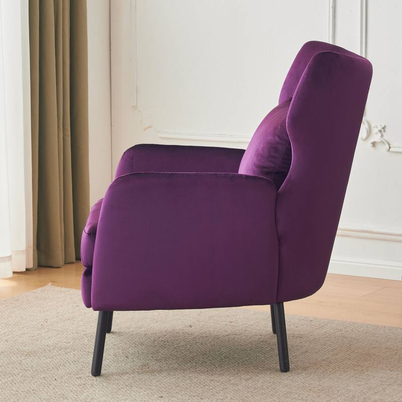 Wingback Modern Armchair for Living Room