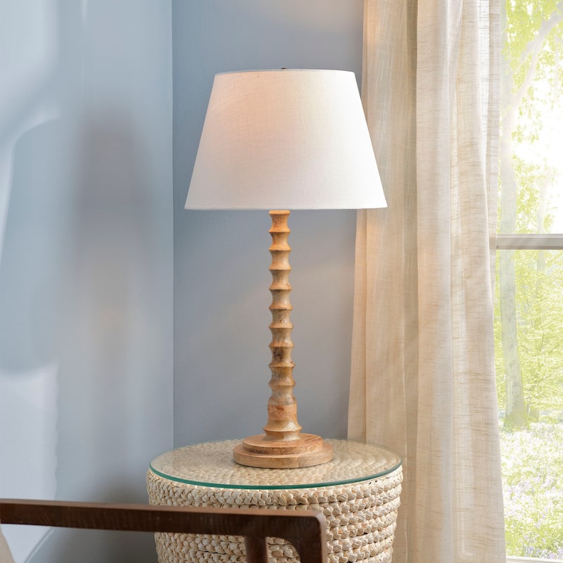 Alden Decor Stanton Wood Table Lamp