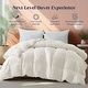 preview thumbnail 42 of 82, All Season Lightweight & Medium Weight White Goose Feather Down Comforter Duvet Insert California King - Medium Weight Ivory