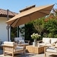 preview thumbnail 23 of 45, Crestlive Products 10FT Aluminum Square Double Top Patio Cantilever-Offset Umbrella