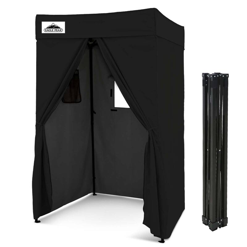 EAGLE PEAK Flex Compact 4x4 Pop-up Canopy Changing Room, Portable Privacy Dressing Room