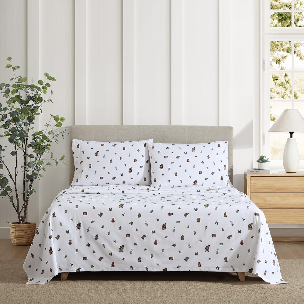 Eddie Bauer Cotton Sheet Sets - Soft, Breathable & Lightweight Bedding