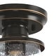 preview thumbnail 2 of 3, Westinghouse Emma Jane 7" Wide Outdoor Semi-Flush Ceiling Fixture