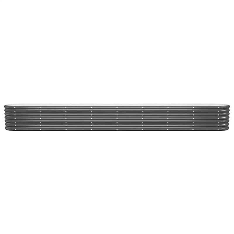 vidaXL Garden Raised Bed Patio Outdoor Raised Planter Box Powder-coated Steel