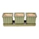 preview thumbnail 9 of 31, White Square Ceramic Small Planter (Set of 3) Green Square