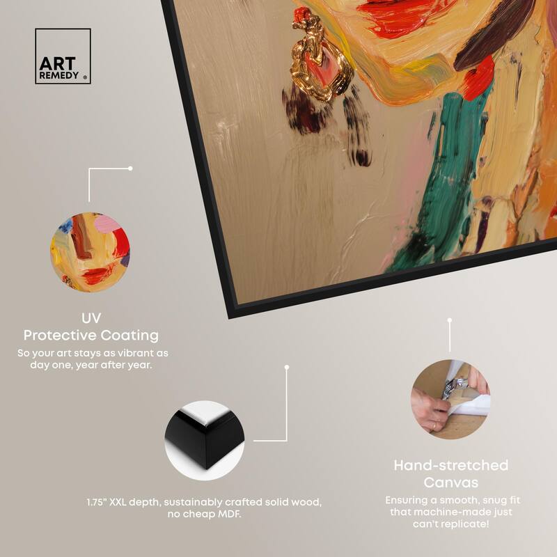 Colorful Expression II Canvas by Art Remedy