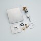 preview thumbnail 11 of 19, Wall Mount Bathroom Sink Faucet Waterfall Brass Modern 2 Hole Bathroom Basin Vanity Faucets with Valve