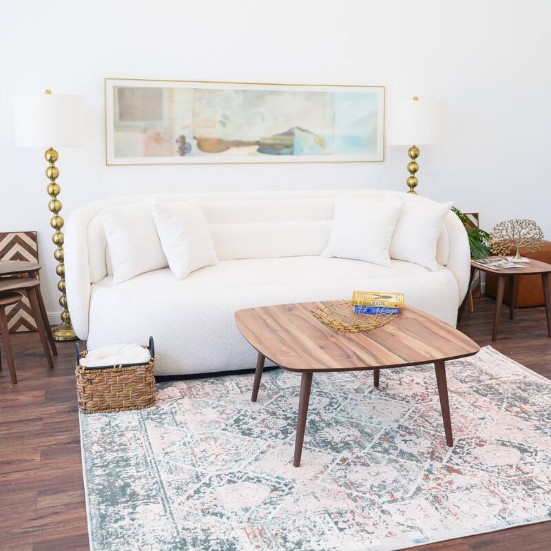 Charming Kalen Walnut Center Table for Stylish Home Decor