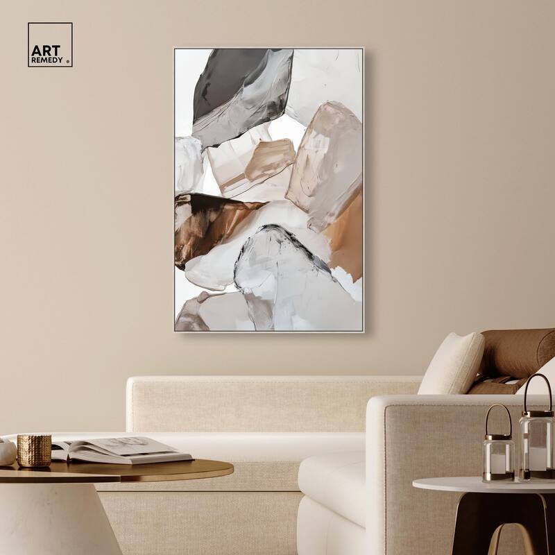 Sedimentary Hues II Canvas by Art Remedy