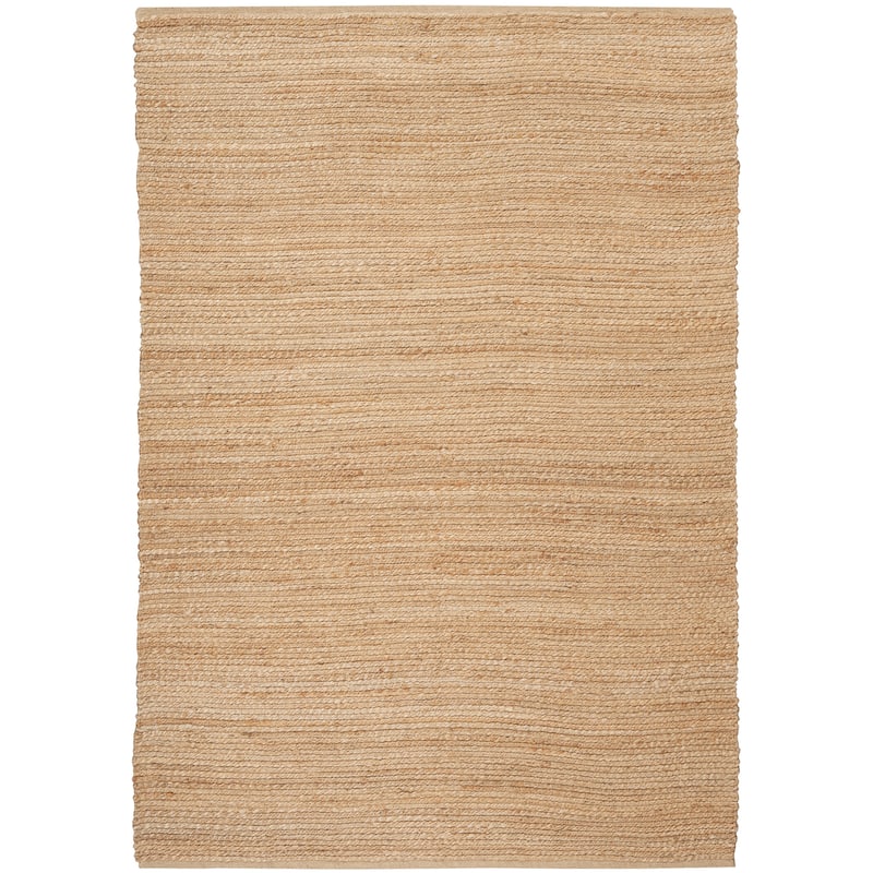 Nourison Natural Jute Indoor only Solid Area Rug - 4' x 6' - Bleached