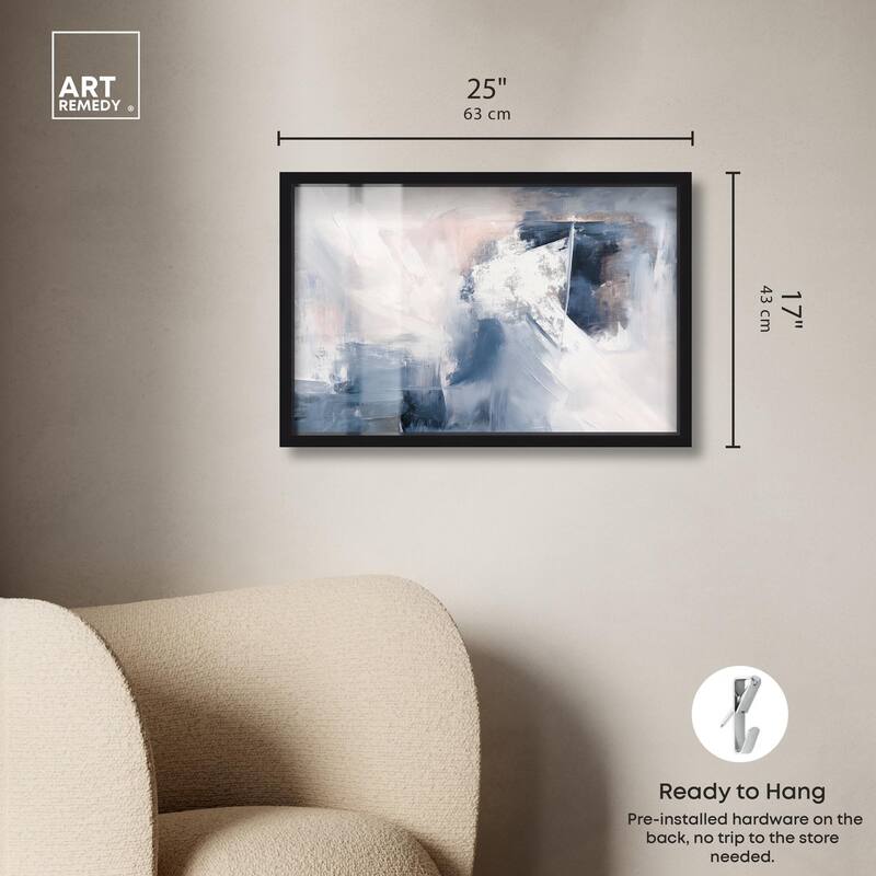 Blue Rapture II Shadowbox by Art Remedy