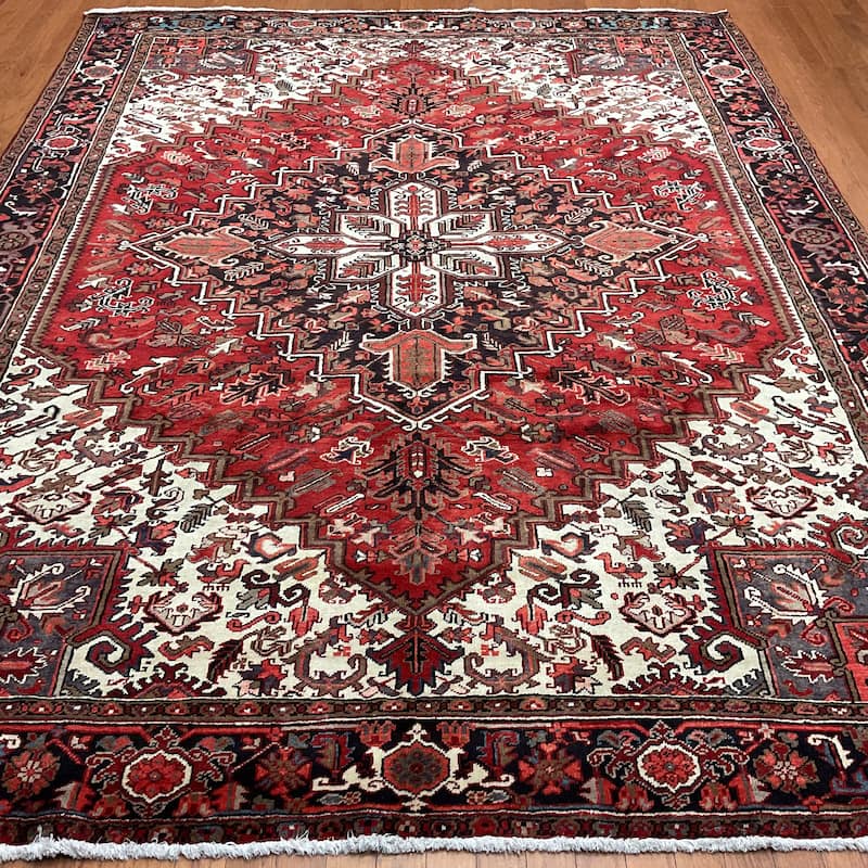 HERAT ORIENTAL Handmade Fine Heriz Rug - 8'6" x 11'2"