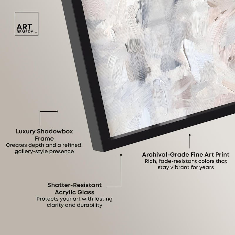 Soft Colors Fade II Shadowbox by Art Remedy