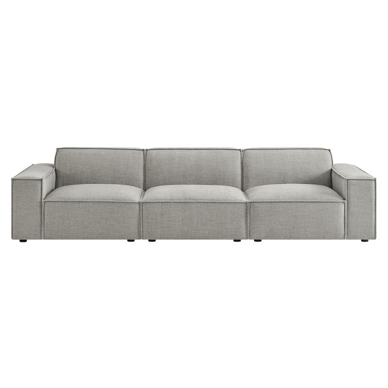 Restore 3-Piece Performance Fabric Upholstered Modular Sofa Set