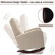 preview thumbnail 4 of 40, Velvet Rocking Chair with Side Pocket, Comfy Accent Chair with High Back, Upholstered Nursery Rocking Lounge Chair