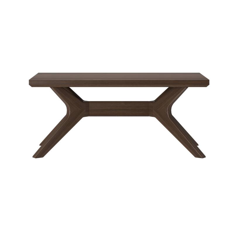 Plank and Beam Verso Rectangular Cross Leg Coffee Table - 40"