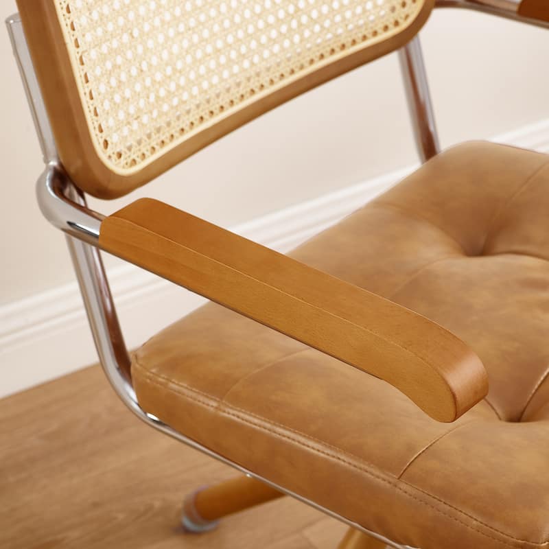 Art Leon Swivel Wood Home Office Desk Chair (Set of 2)