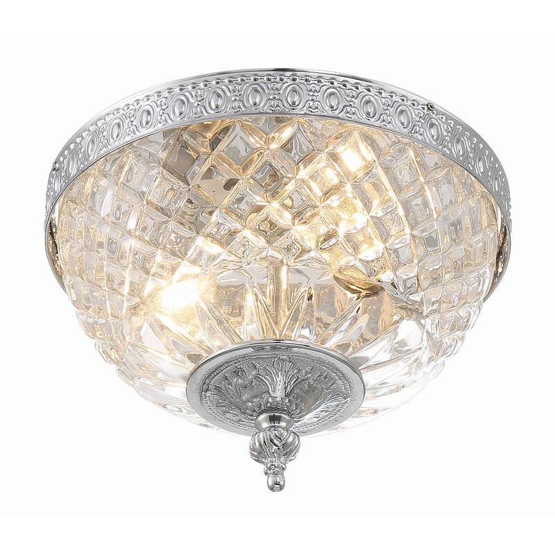 Crystorama Lighting Group Richmond 2 Light 8" Wide Flush Mount Bowl