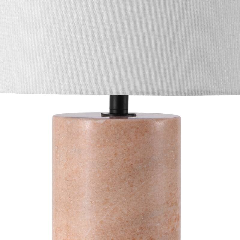 SAFAVIEH Couture Jillianna Round Marble Table Lamp - 1"W x 14"D x 25"H