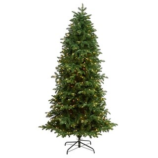 7' South Carolina Fir Christmas Tree with 550 LED Lights - 84 - Bed ...