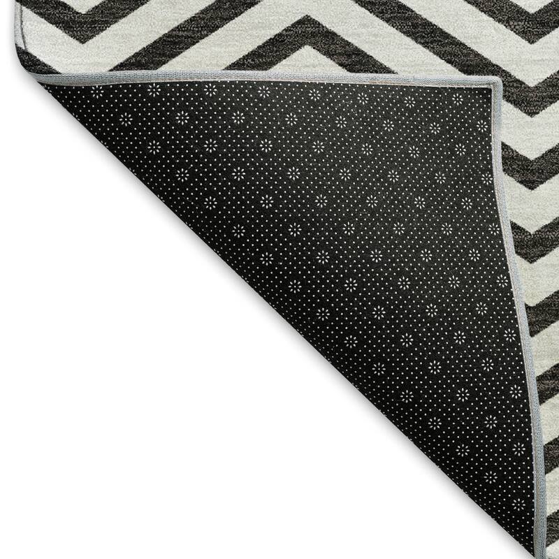 Premium Washable Super Soft Modern Chevron Mayfield Rug