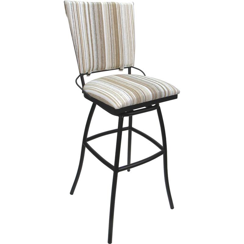 Set of 3 Outdoor Bar Stool Counter Extra Tall Jenna PB without Arms