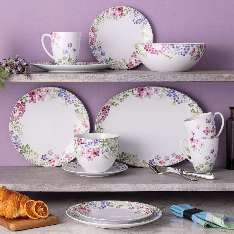 Noritake Bloomington Road 12-Piece Dinnerware Set, Service For 4