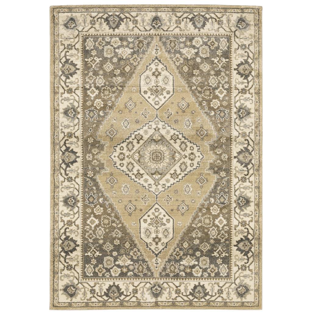 Vista Home Freya Vintage Medallion Area Rug