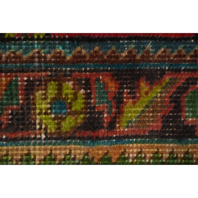 Hand Knotted Oriental 100% Wool Carpet Traditional Floral Oranges & Rust Tabriz Area Rug - 5' 3'' X 3' 3''