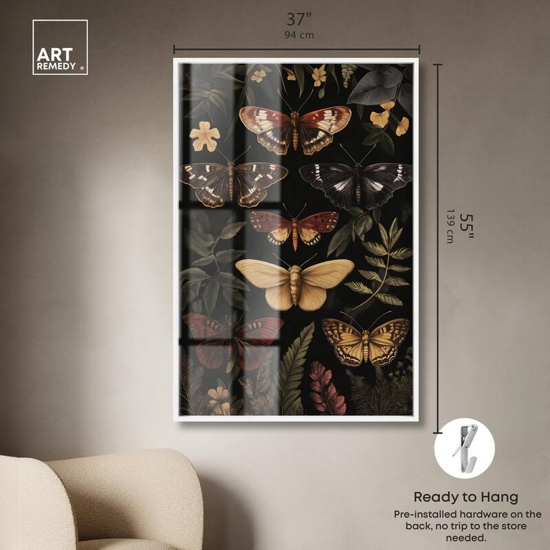 Winged Visitors III Shadowbox by Art Remedy