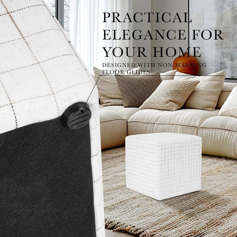 HomePop Soft Cube Ottoman