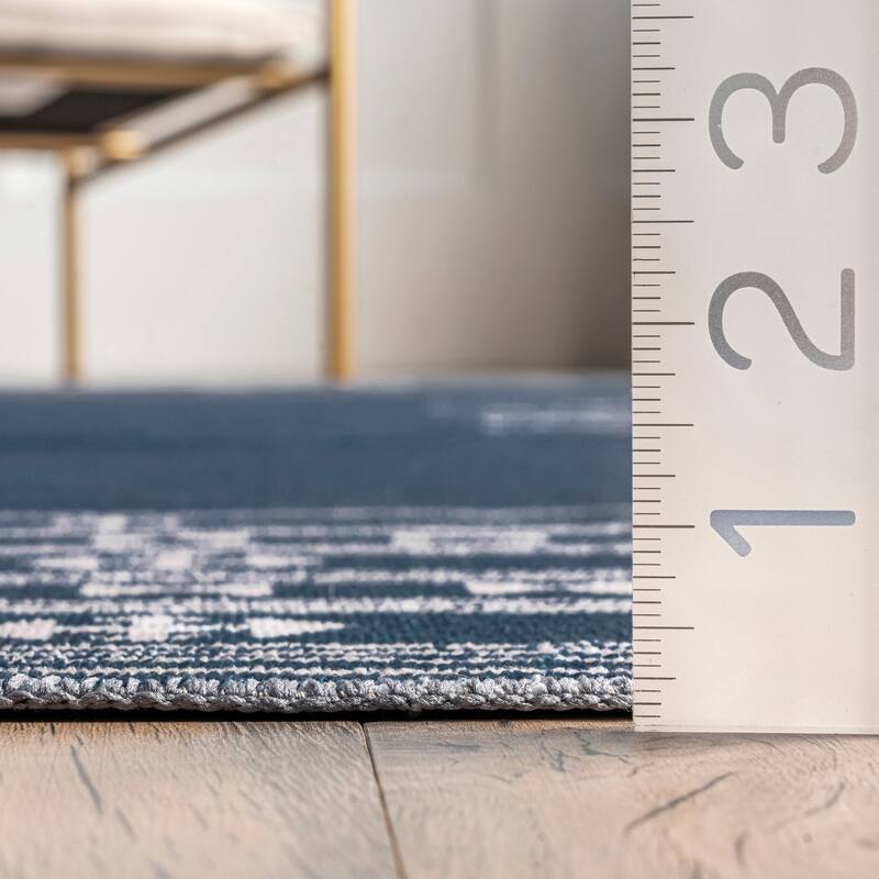 Nuloom Joelle SpinClean Machine Washable Tribal Geometric Border Area Rug